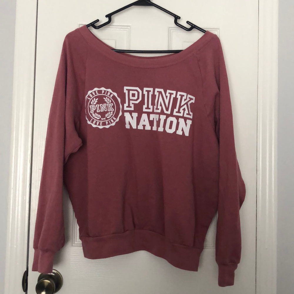Victoria’s Secret PINK off the shoulder oxford